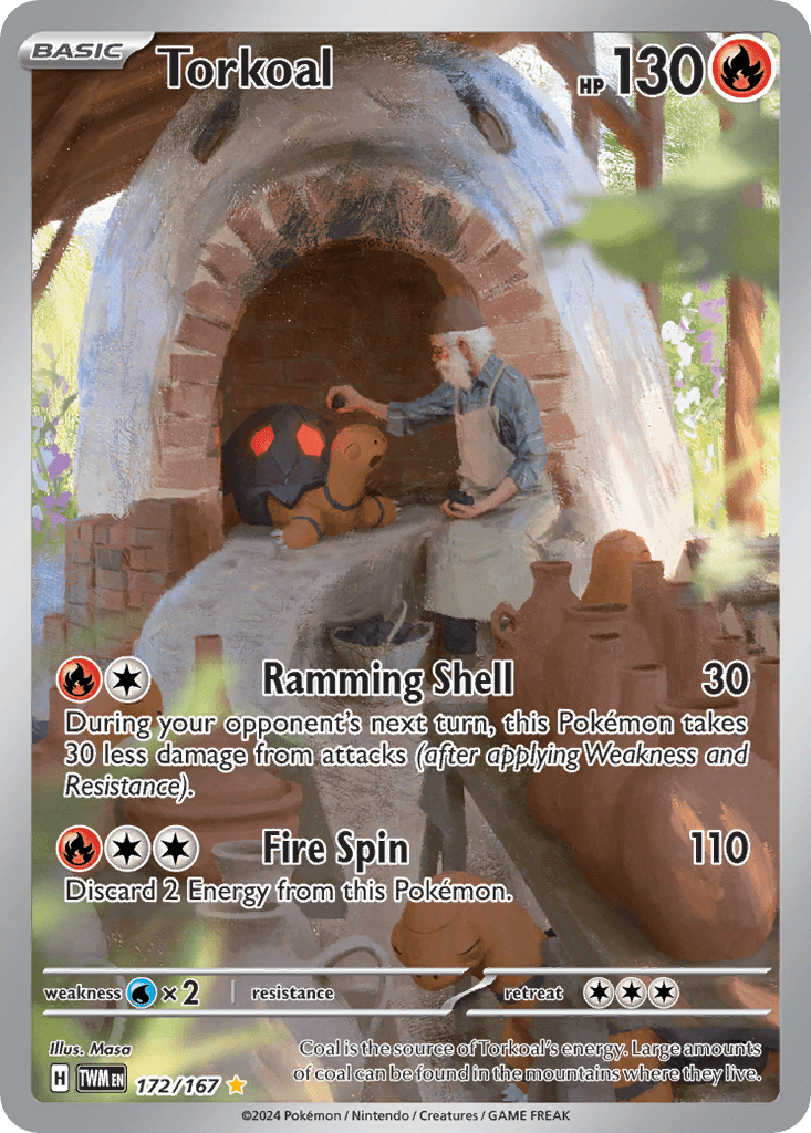 Torkoal Twilight Masquerade card