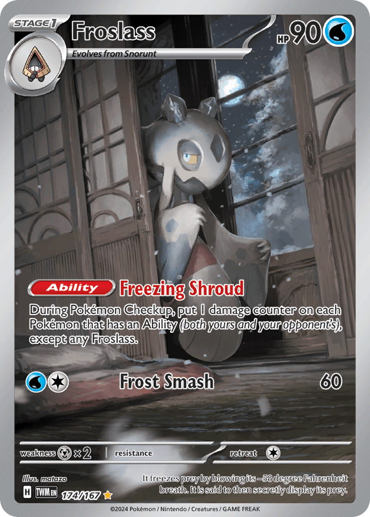 Froslass Twilight Masquerade card