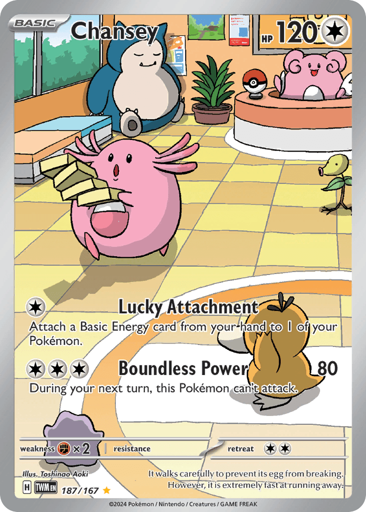 Chansey Twilight Masquerade card