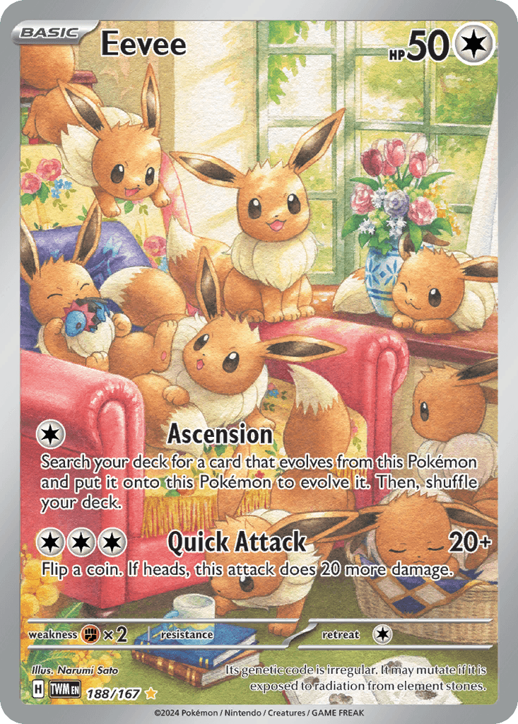 Eevee Twilight Masquerade card