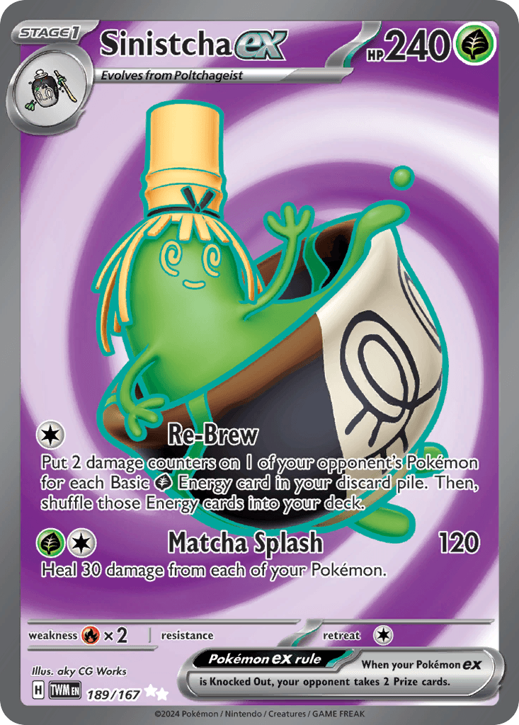 Sinistcha ex Twilight Masquerade card