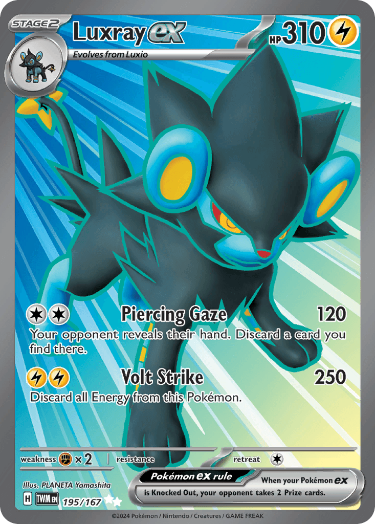 Luxray ex Twilight Masquerade card