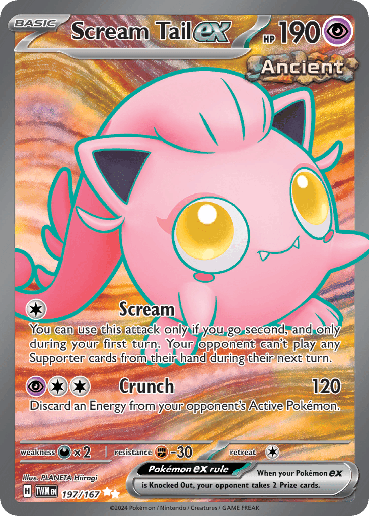 Scream Tail ex Twilight Masquerade card