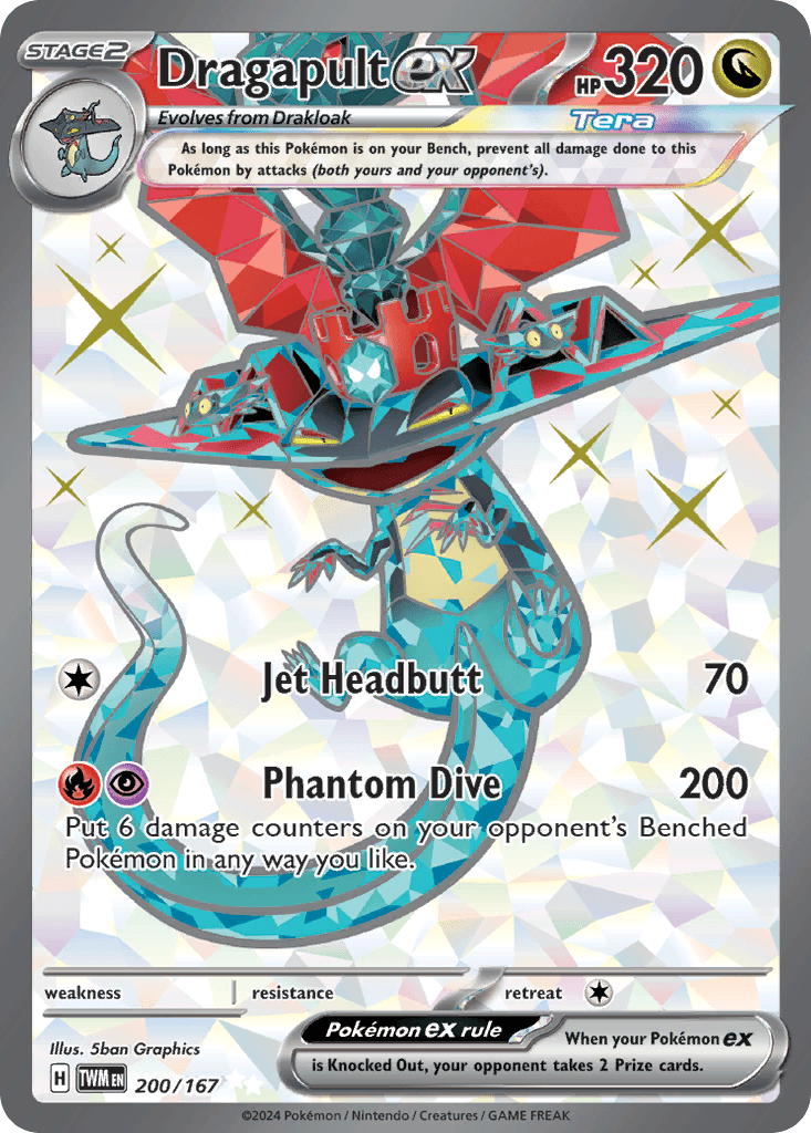 Dragapult ex Twilight Masquerade card