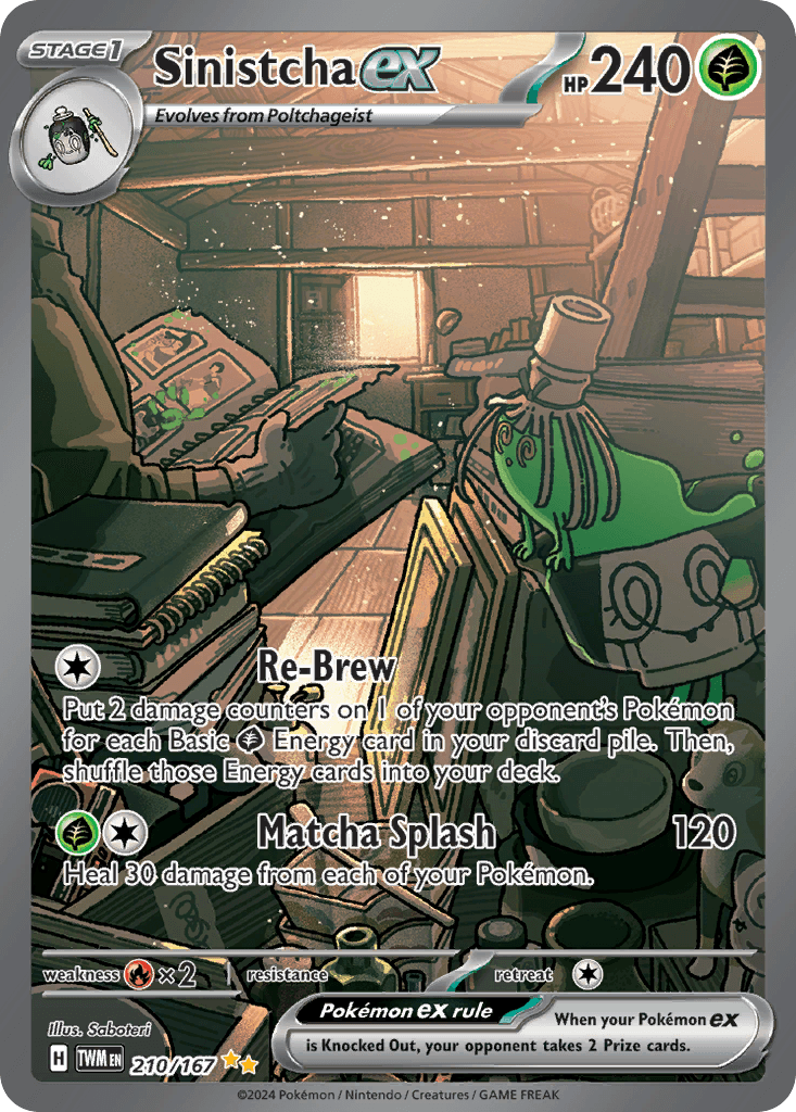 Sinistcha ex Twilight Masquerade card