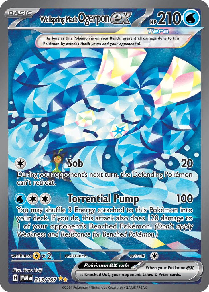Wellspring Mask Ogerpon ex Twilight Masquerade card