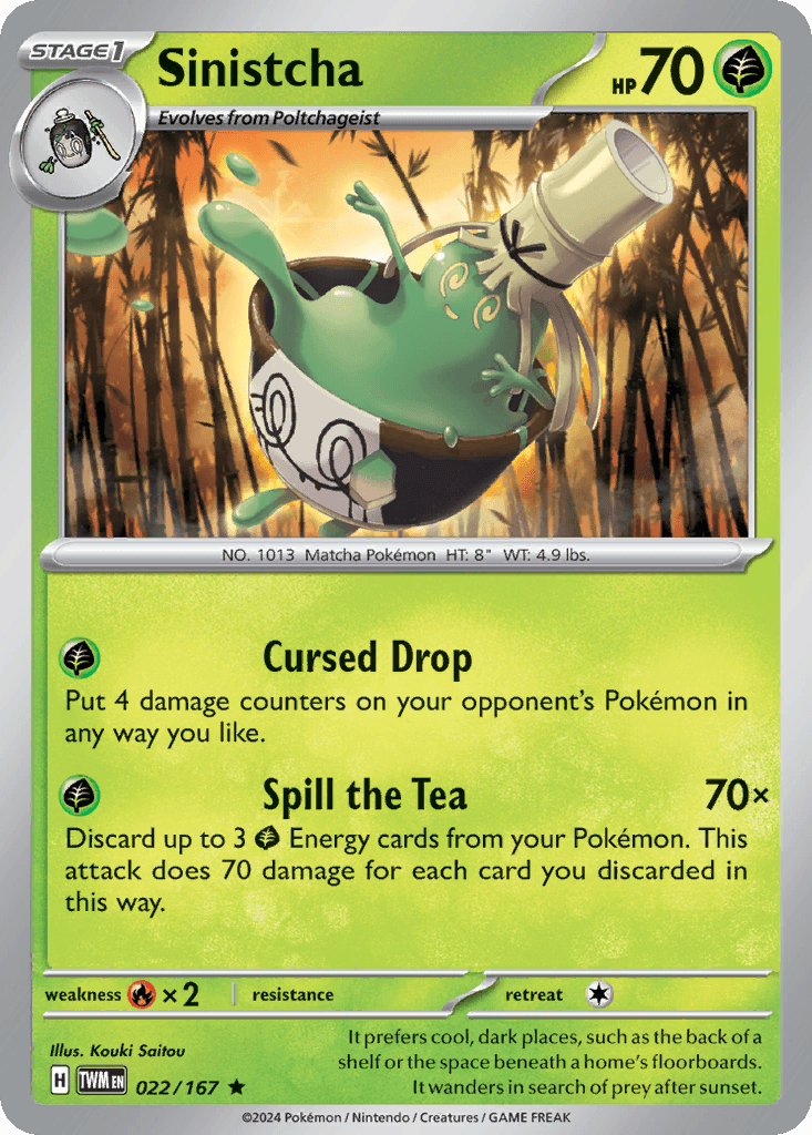 Sinistcha Twilight Masquerade card
