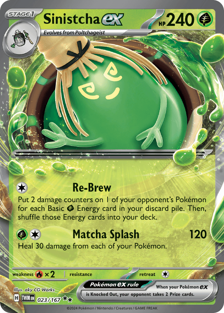 Sinistcha ex Twilight Masquerade card