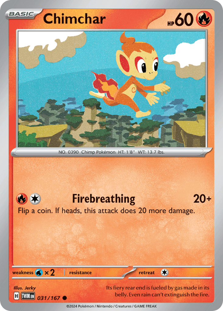 Chimchar Twilight Masquerade card