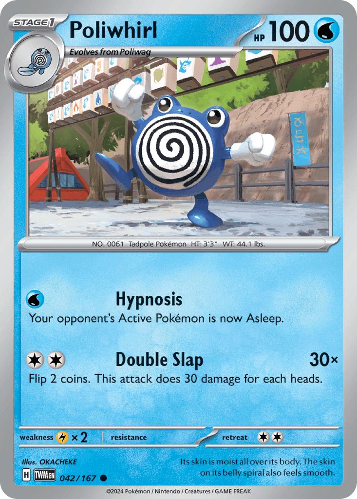 Poliwhirl Twilight Masquerade card