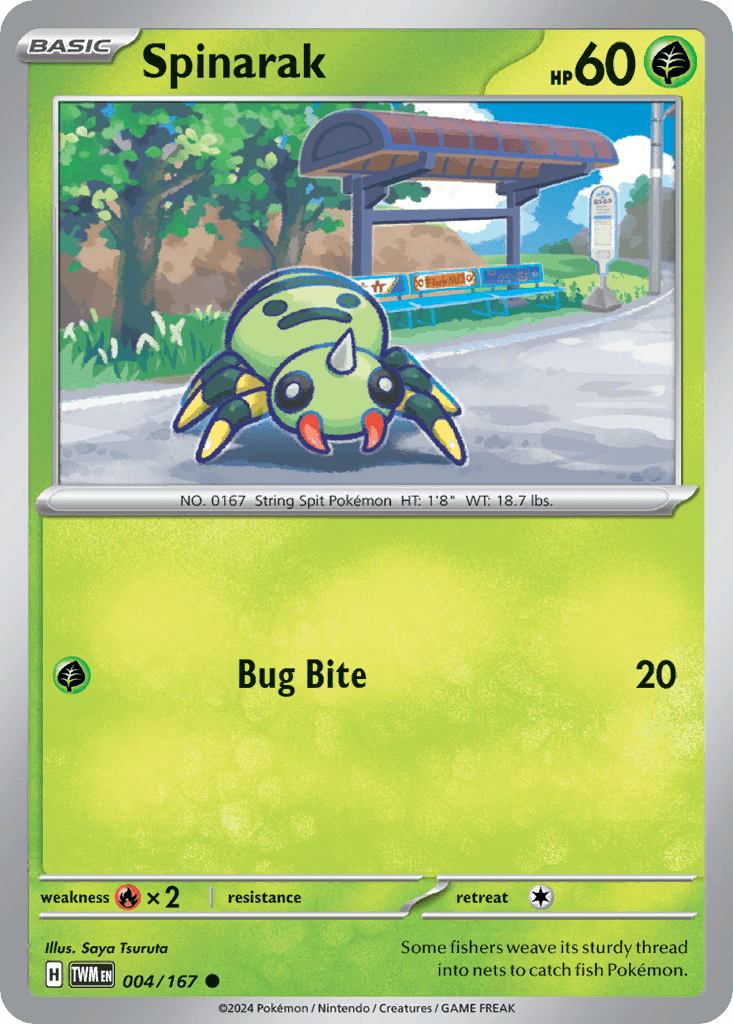 Spinarak Twilight Masquerade card