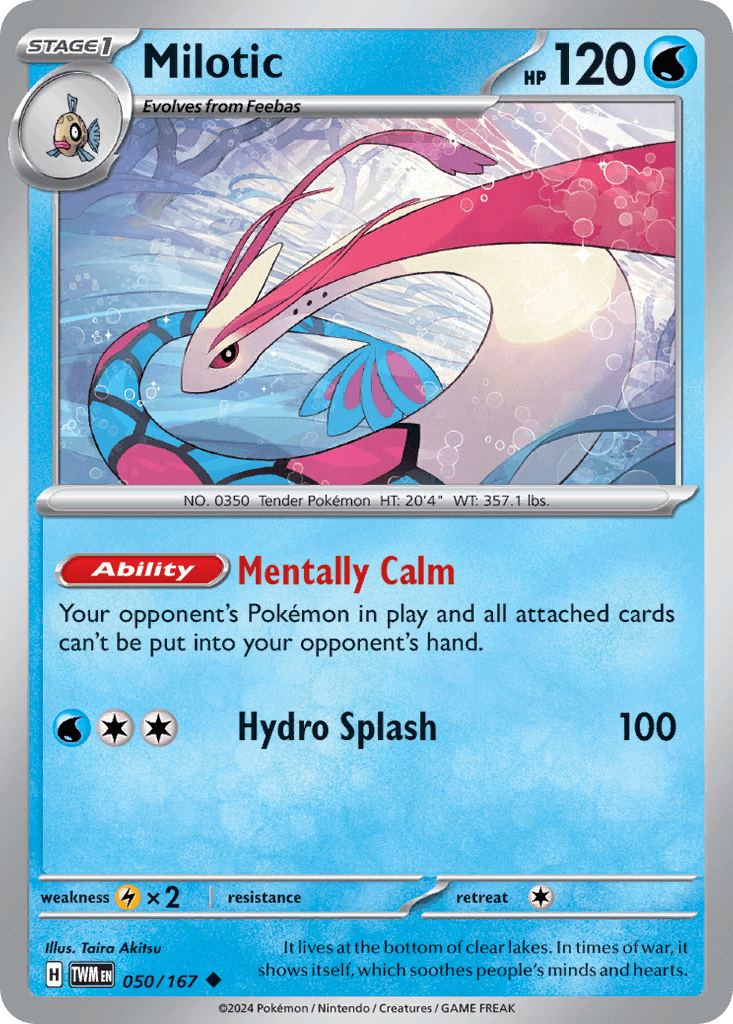 Milotic Twilight Masquerade card
