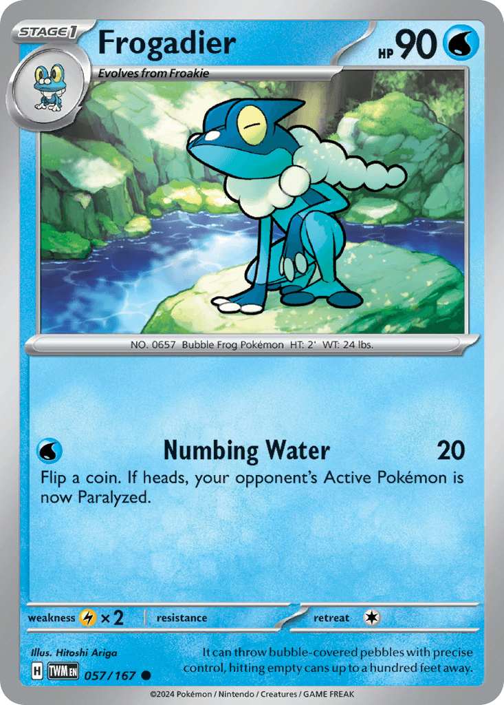 Frogadier Twilight Masquerade card