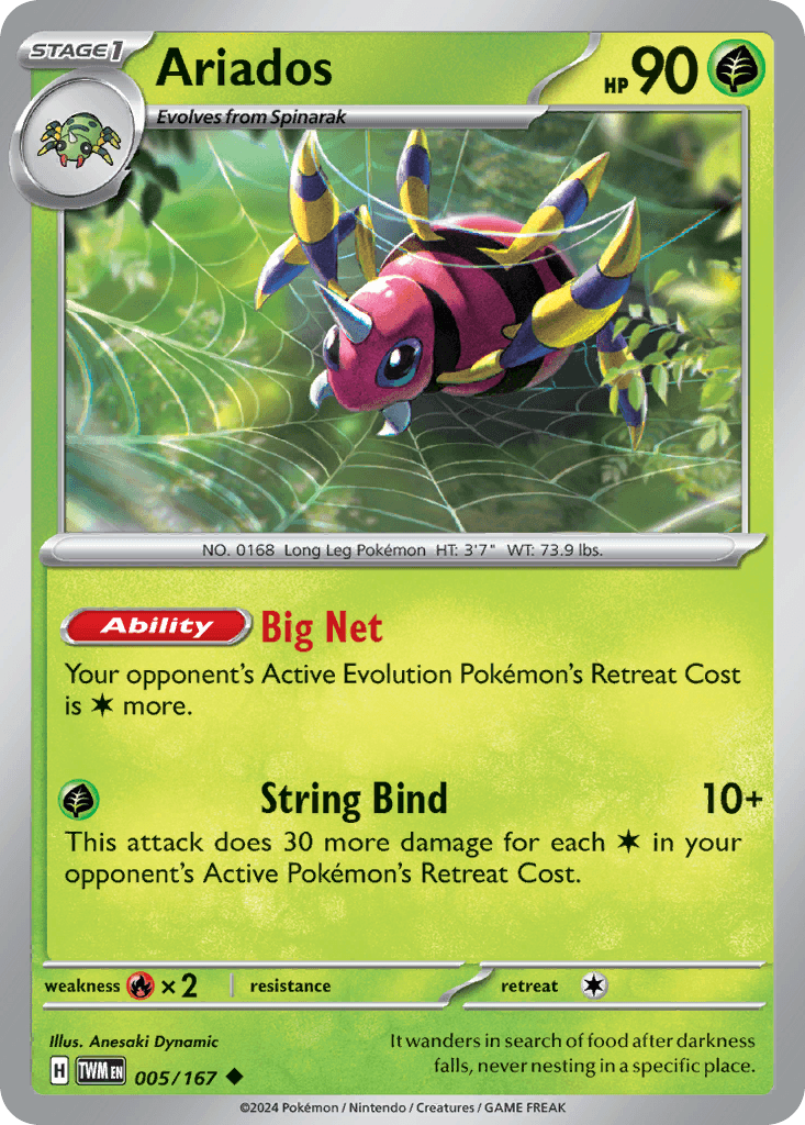 Ariados Twilight Masquerade card