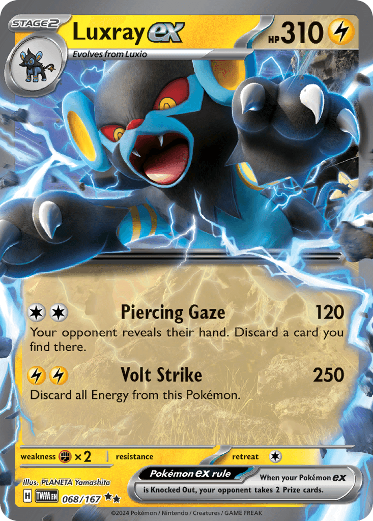 Luxray ex Twilight Masquerade card