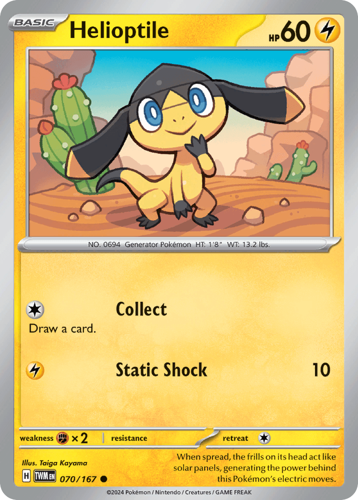 Helioptile Twilight Masquerade card