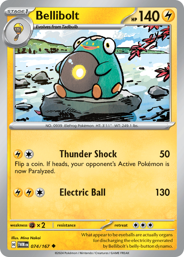 Bellibolt Twilight Masquerade card