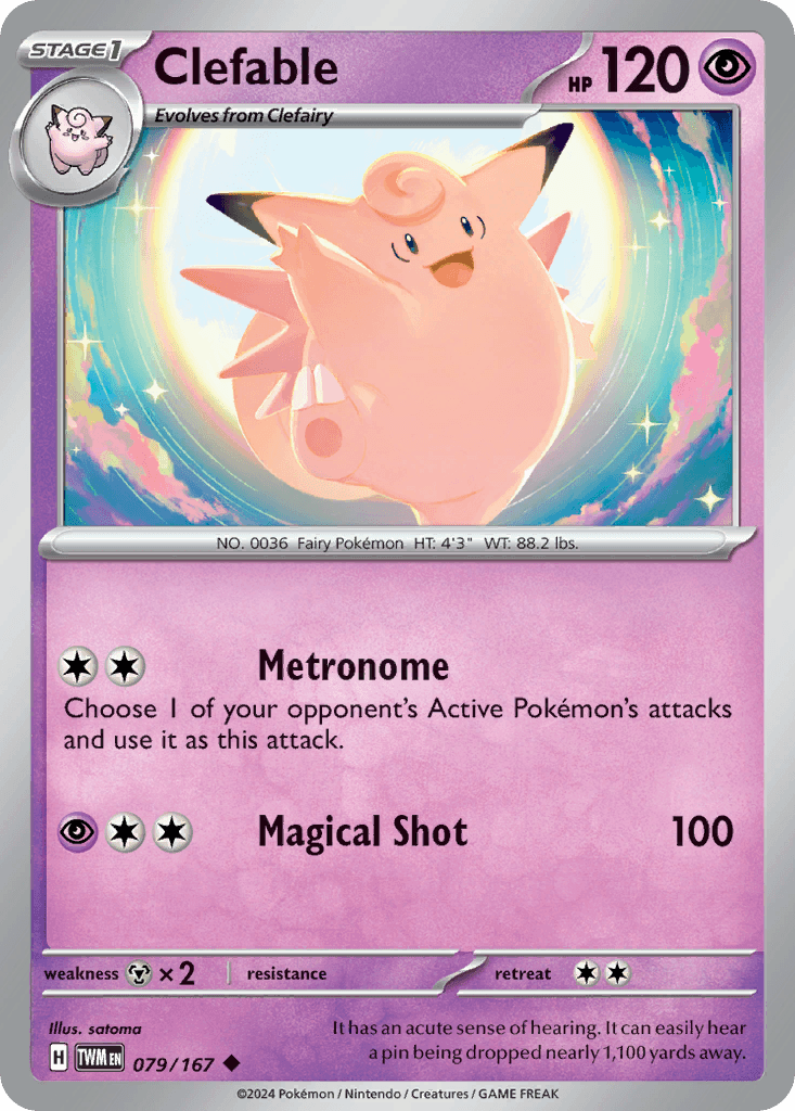 Clefable Twilight Masquerade card