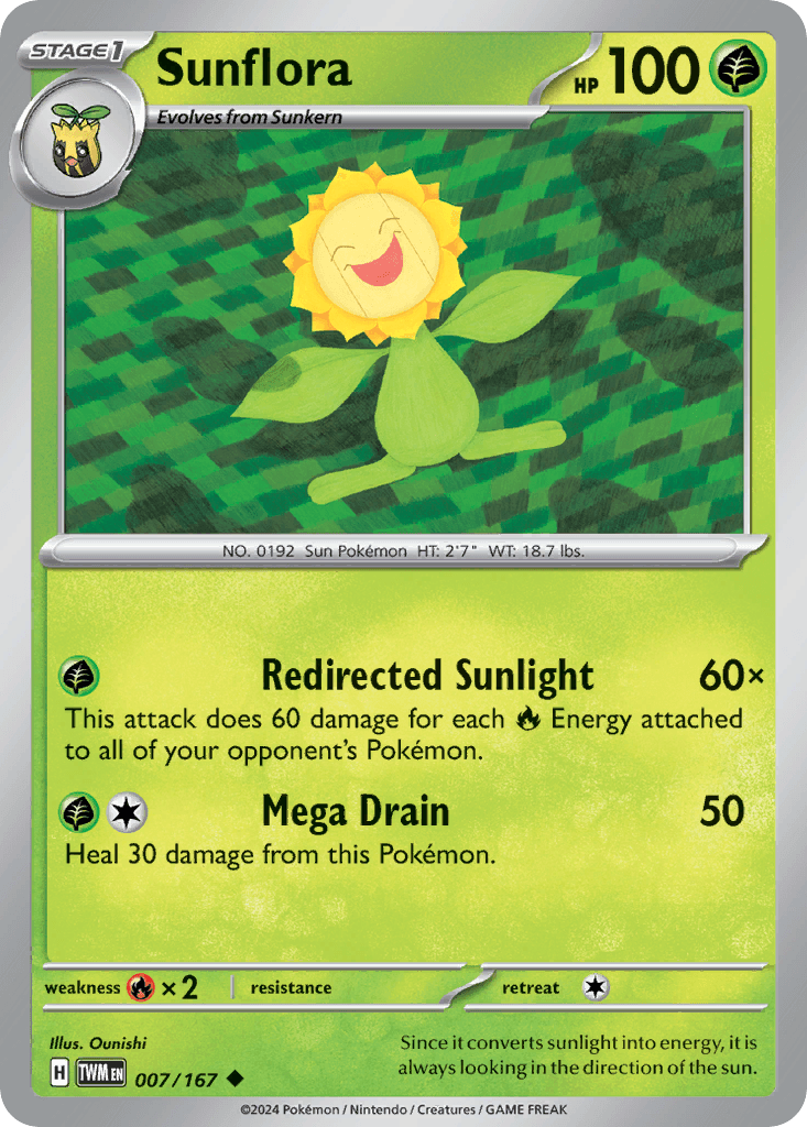Sunflora Twilight Masquerade card