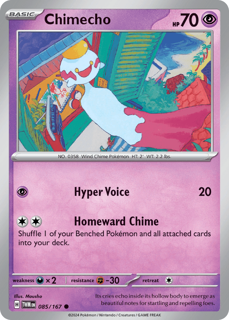 Chimecho Twilight Masquerade card