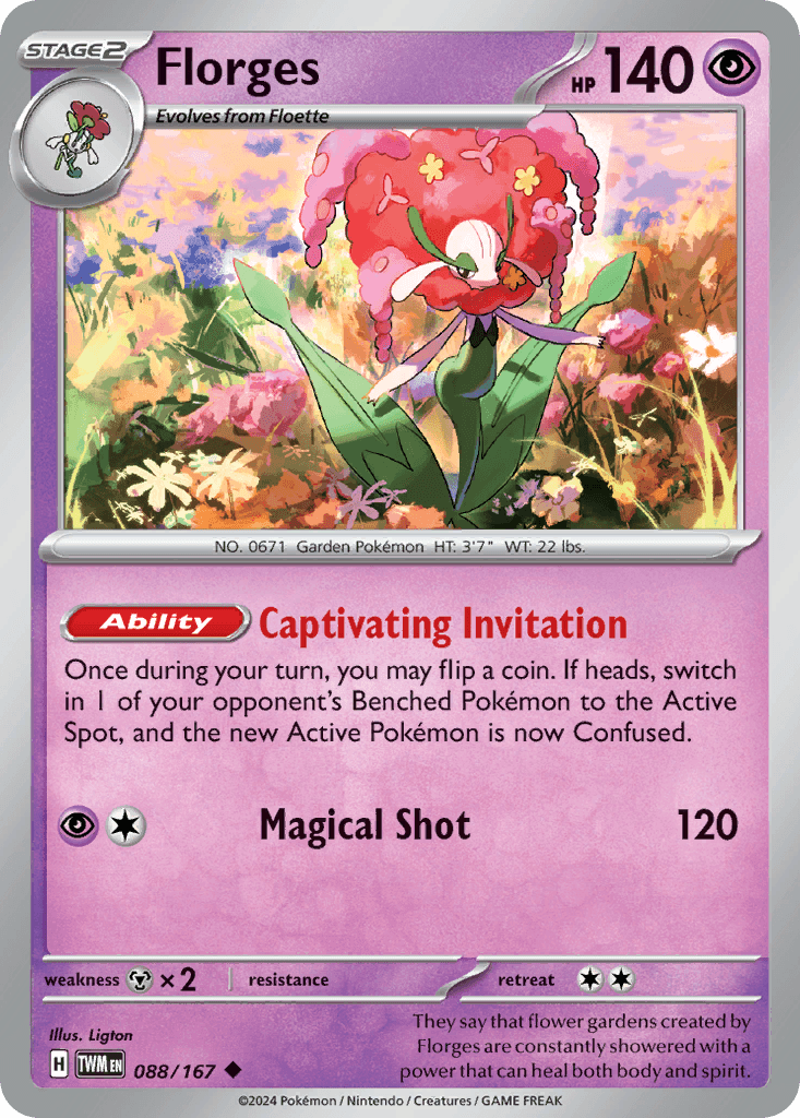 Florges Twilight Masquerade card