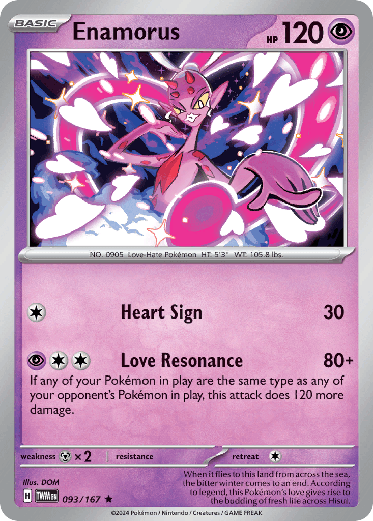 Enamorus 宝可梦 card