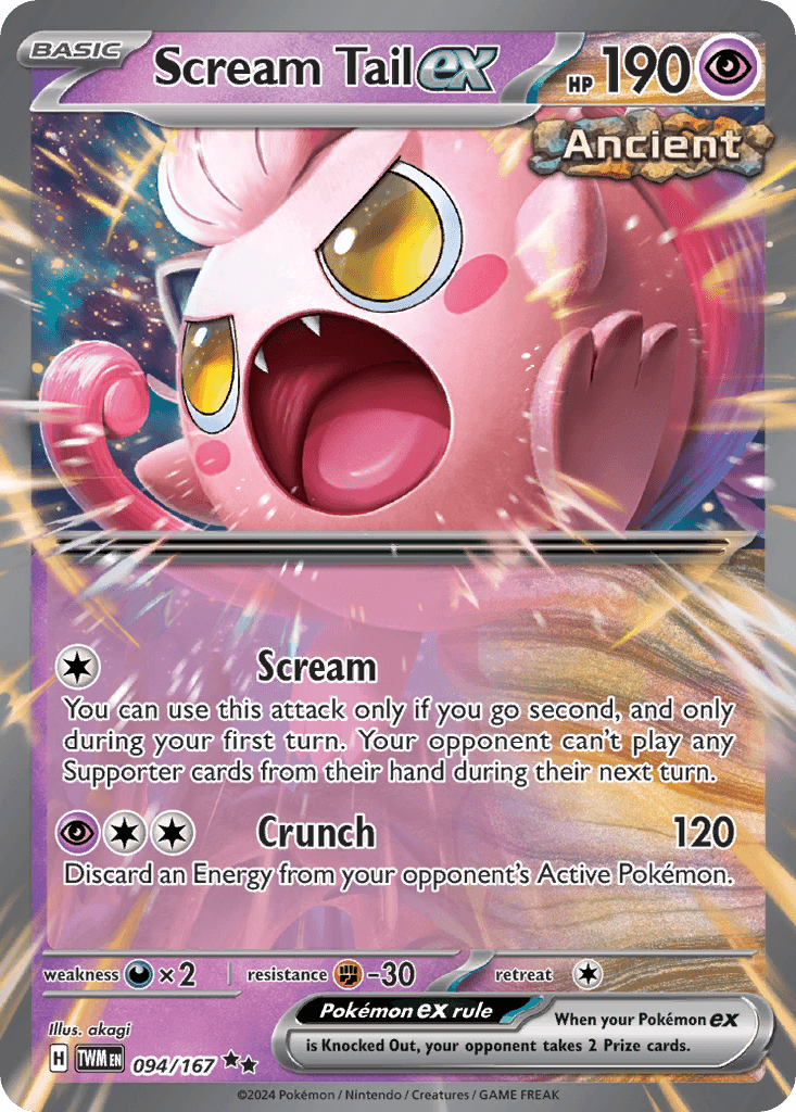 Scream Tail ex Twilight Masquerade card