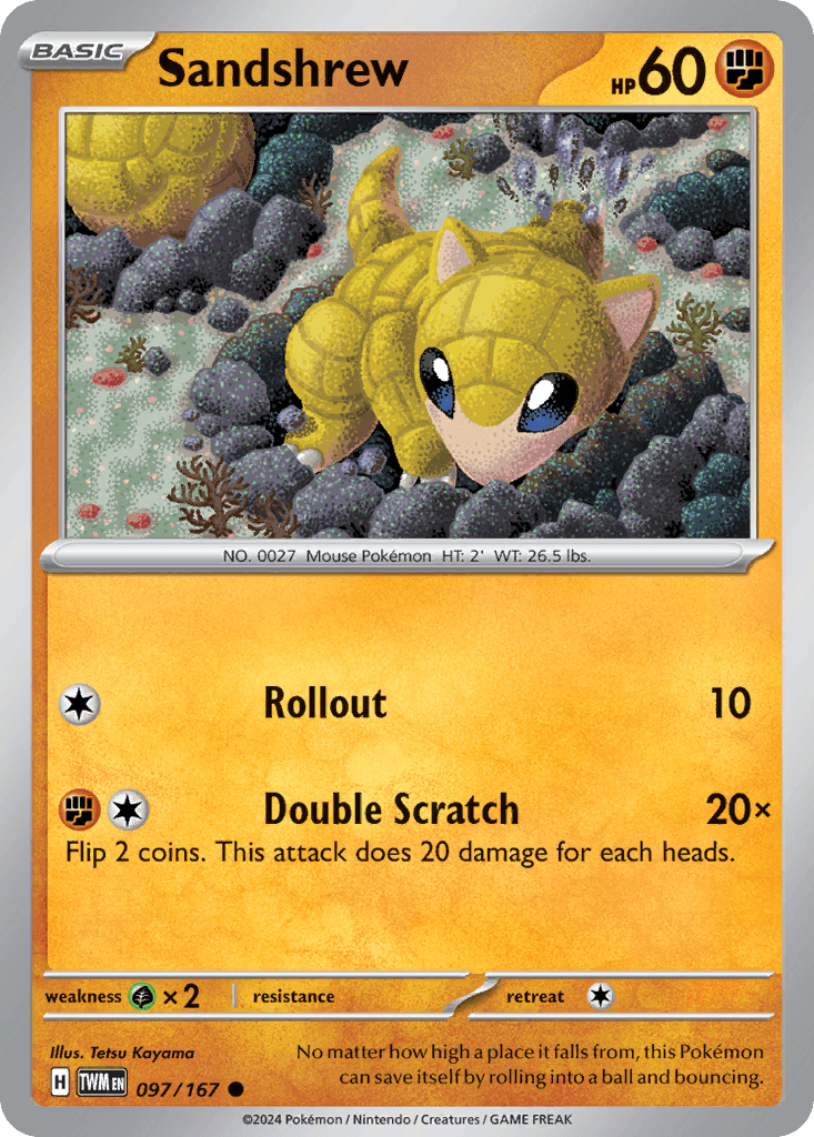 Sandshrew Twilight Masquerade card