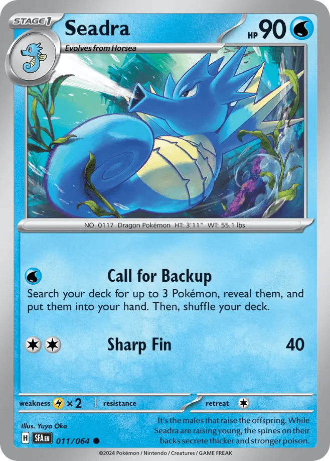 Seadra 寶可夢 card
