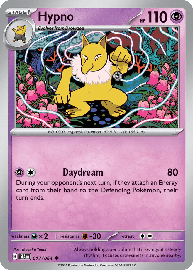 Hypno 寶可夢 card