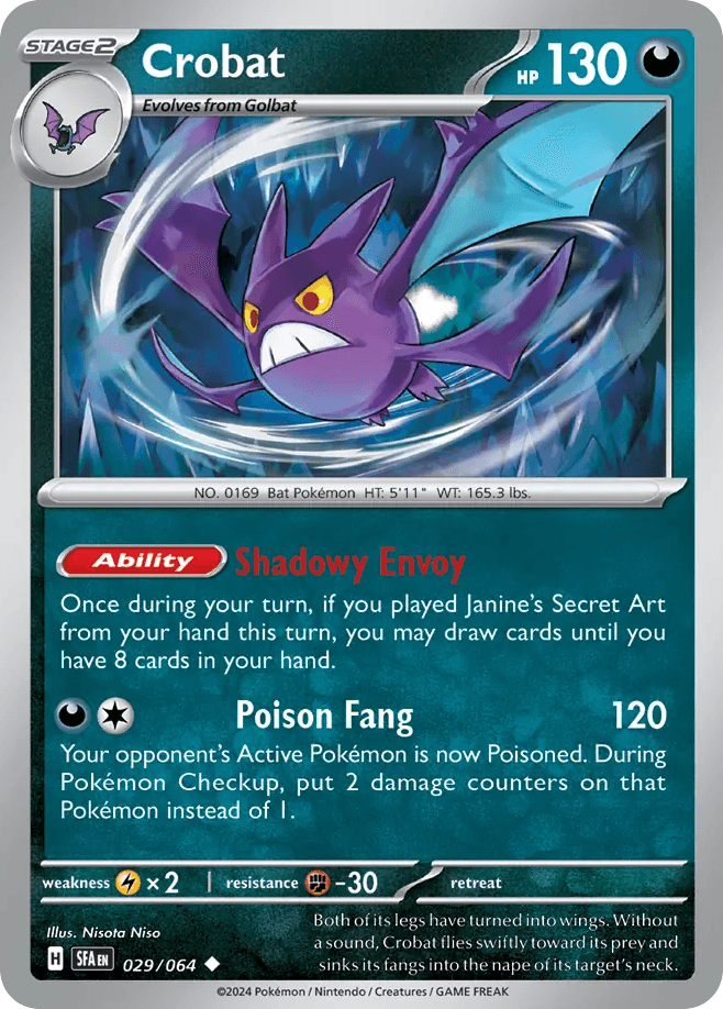 Crobat Shrouded Fable card