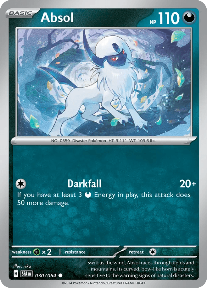 Absol Shrouded Fable card