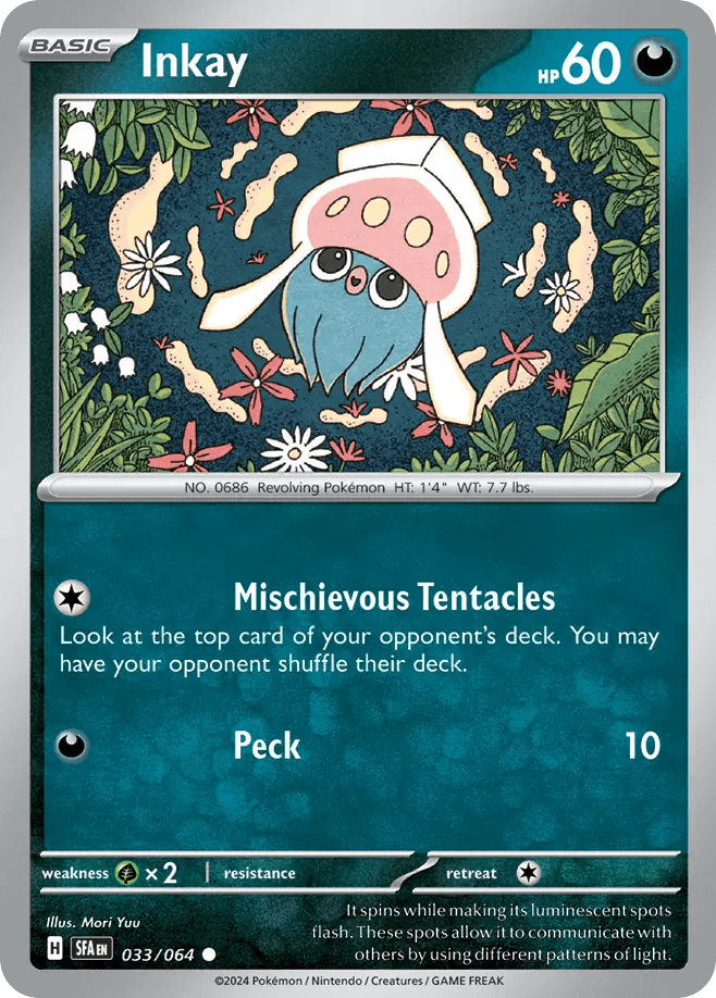 Inkay 寶可夢 card