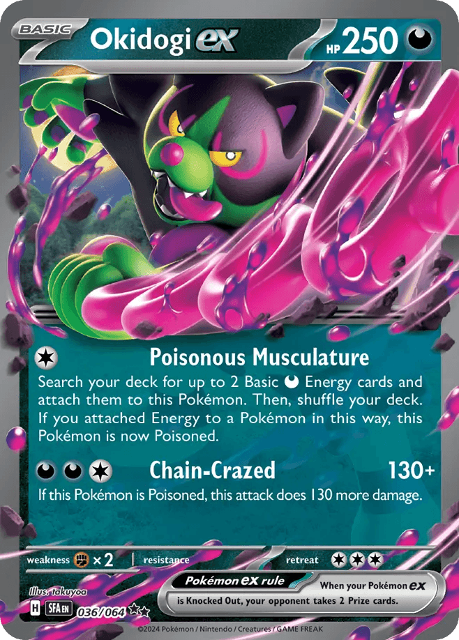 Okidogi ex Shrouded Fable card