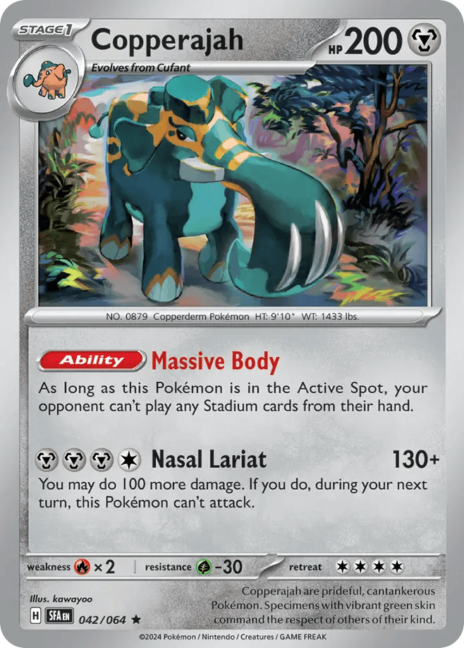 Copperajah Shrouded Fable card