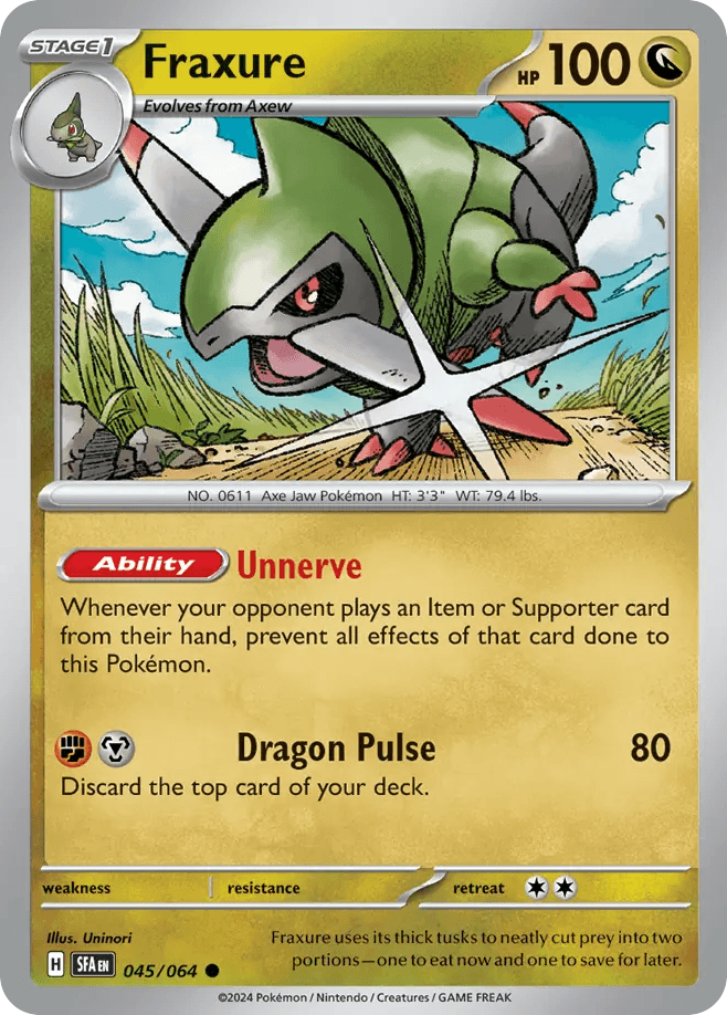 Fraxure Shrouded Fable card