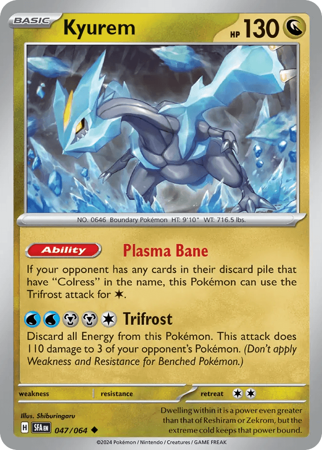 Kyurem 寶可夢 card