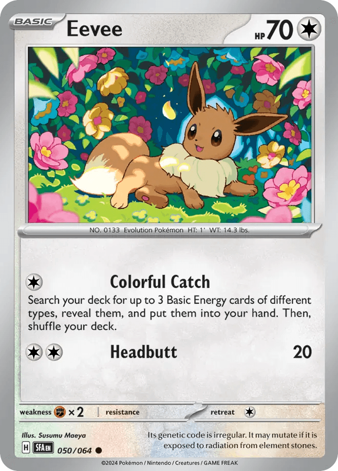 Eevee Shrouded Fable card