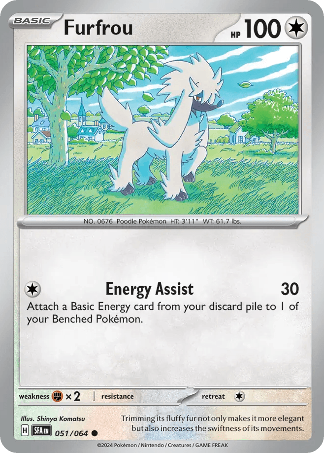 Furfrou Shrouded Fable card