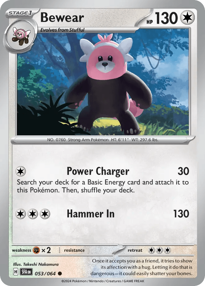 Bewear Shrouded Fable card