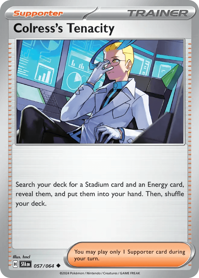 Colress's Tenacity Shrouded Fable card