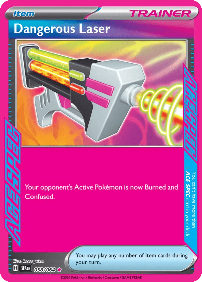 Dangerous Laser Shrouded Fable card
