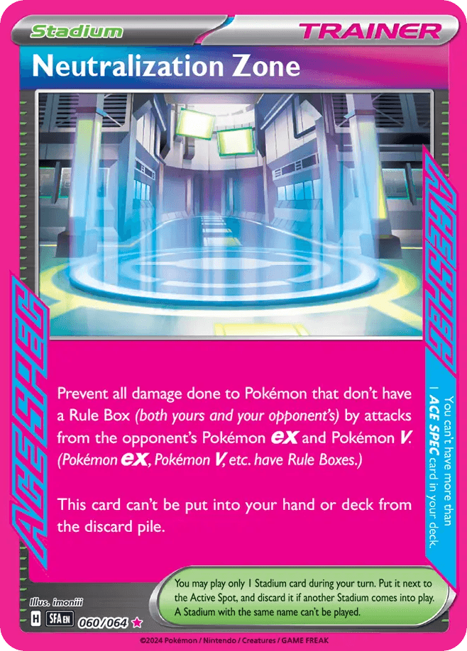 Neutralization Zone Shrouded Fable card