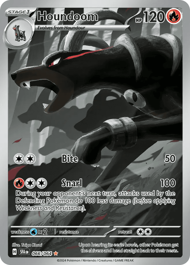 Houndoom Shrouded Fable card