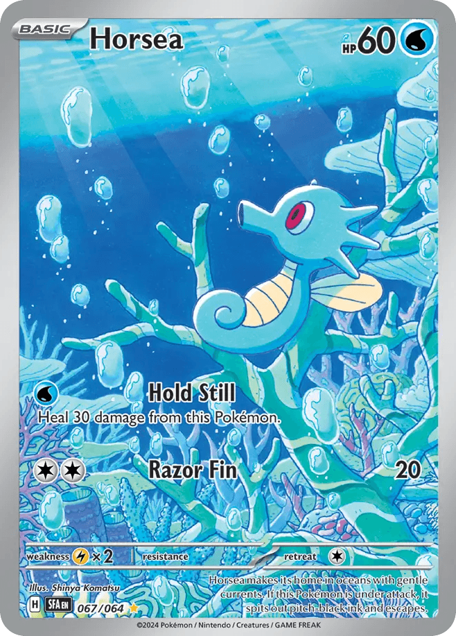 Horsea Shrouded Fable card