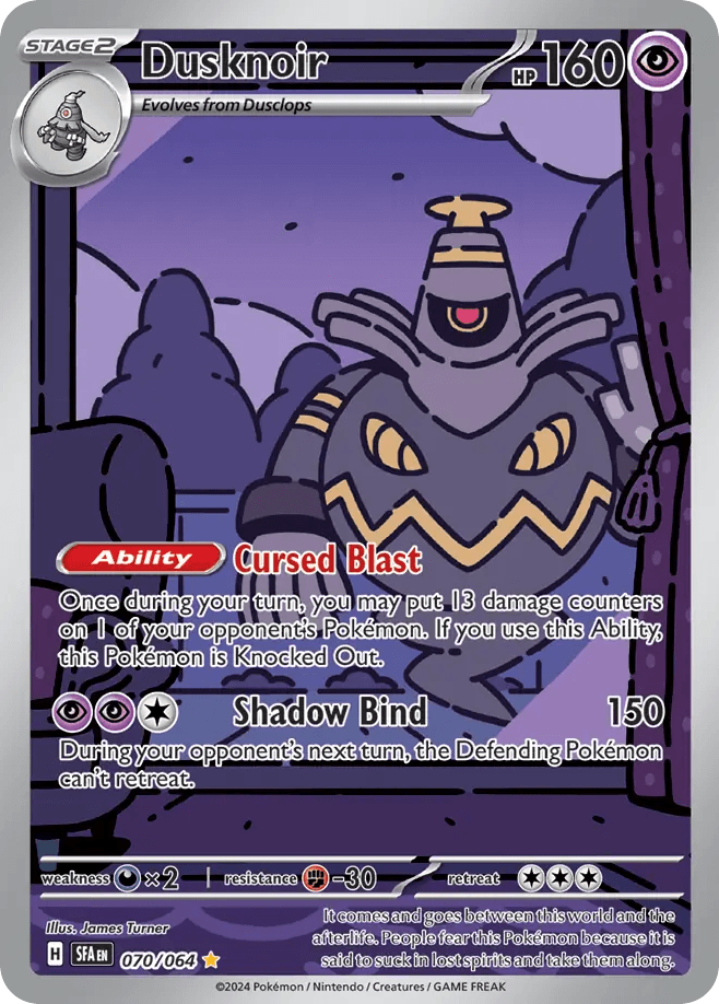 Dusknoir Shrouded Fable card