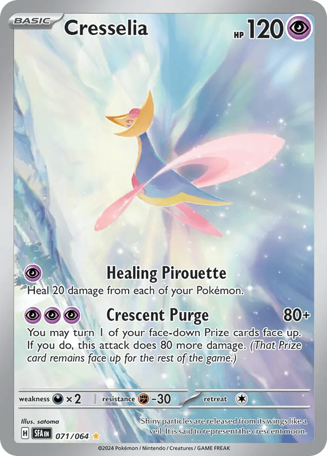 Cresselia Shrouded Fable card