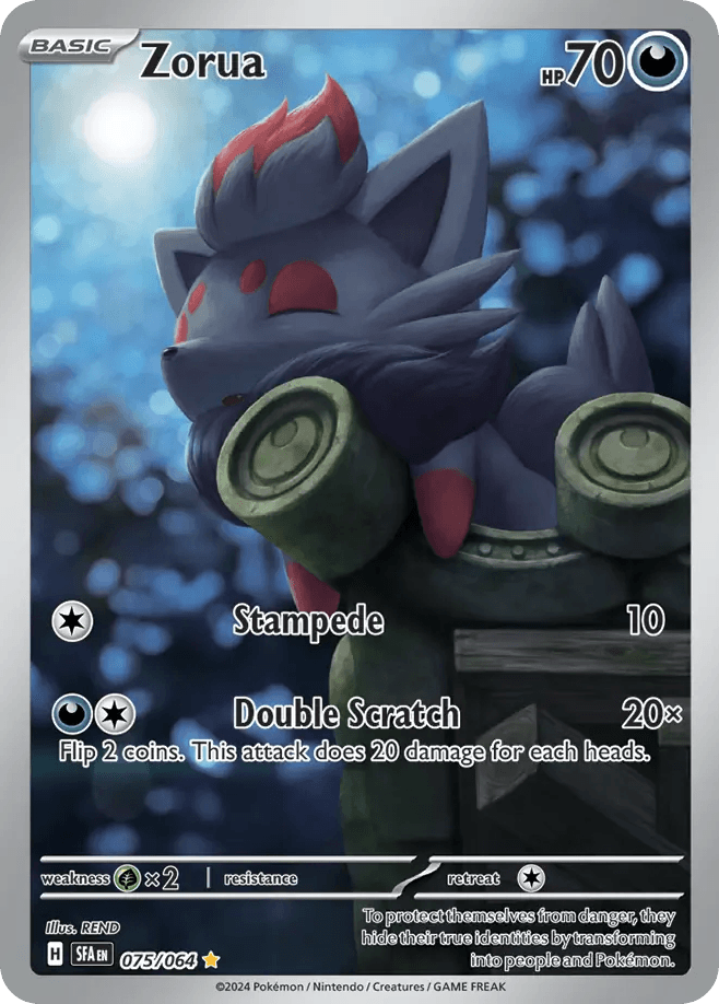 Zorua 宝可梦 card
