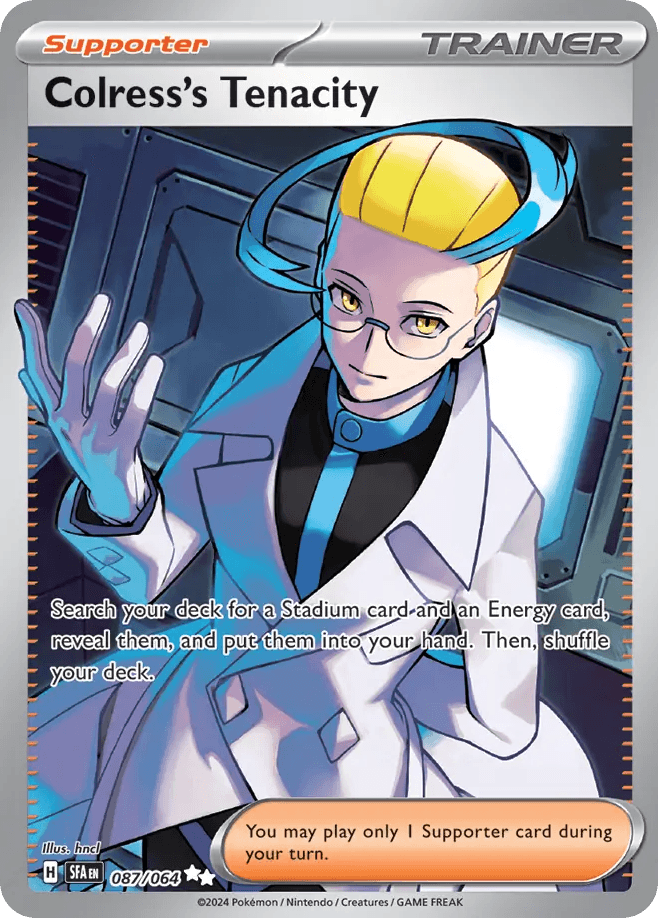 Colress's Tenacity Shrouded Fable card