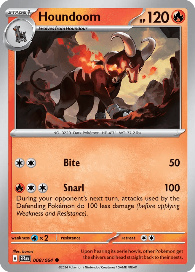 Houndoom 寶可夢 card